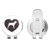 888 Graphics Boston Terrier Golf Hat Clip with Magnetic Ball Marker view 1