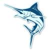 888 Graphics Blue Marlin Golf Hat Clip with Magnetic Ball Marker view 4
