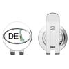 888 Graphics Delaware State Flag Oval Golf Hat Clip with Magnetic Ball Marker view 1