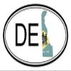 888 Graphics Delaware State Flag Oval Golf Hat Clip with Magnetic Ball Marker view 4