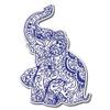 888 Graphics Elephant Henna Exotic Golf Hat Clip with Magnetic Ball Marker view 4