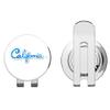 888 Graphics California Watercolor Beach Native Ocean Surf Golf Hat Clip with Magnetic Ball Marker view 1