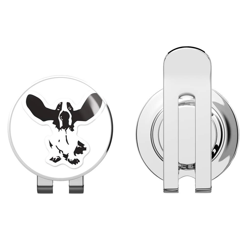 888 Graphics Beagle Golf Hat Clip with Magnetic Ball Marker