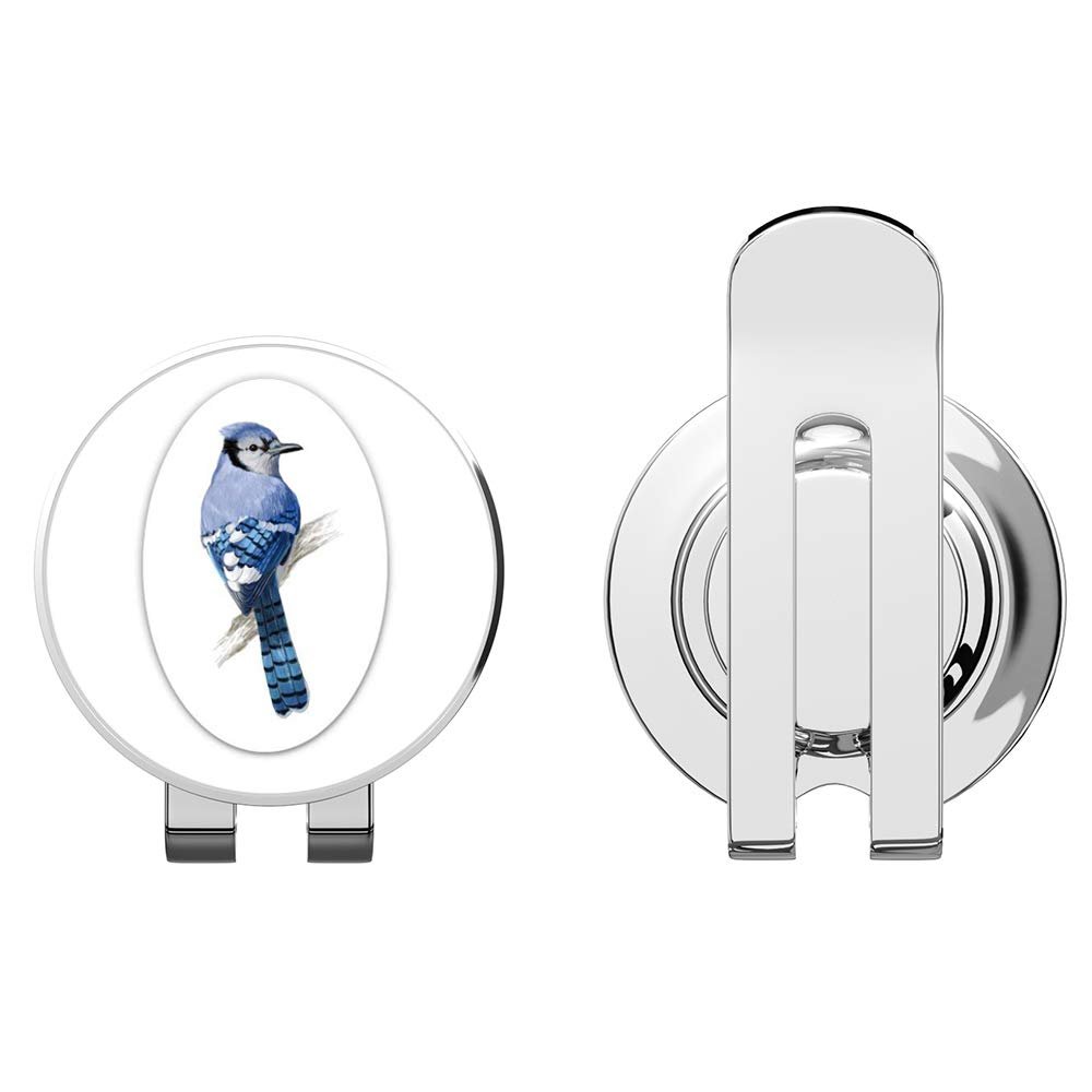 888 Graphics Blue Jay Golf Hat Clip with Magnetic Ball Marker