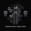 IRON FLASK Camping & Hiking Hydration Flask with Straw, BPA-Free Insulated Stainless Steel Sports Water Bottle - 32 oz Dark Rainbow view 4