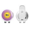 888 Graphics Sun Sunglasses on Purple Golf Hat Clip with Magnetic Ball Marker view 1
