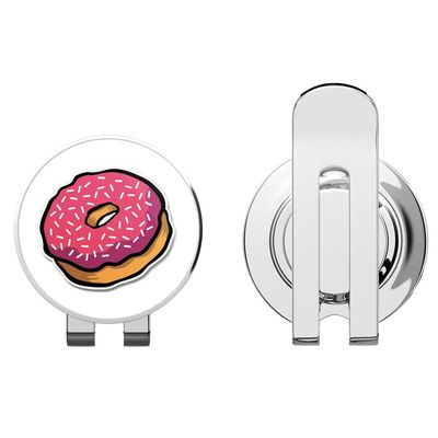 888 Graphics Donut Sprinkles Golf Hat Clip with Magnetic Ball Marker