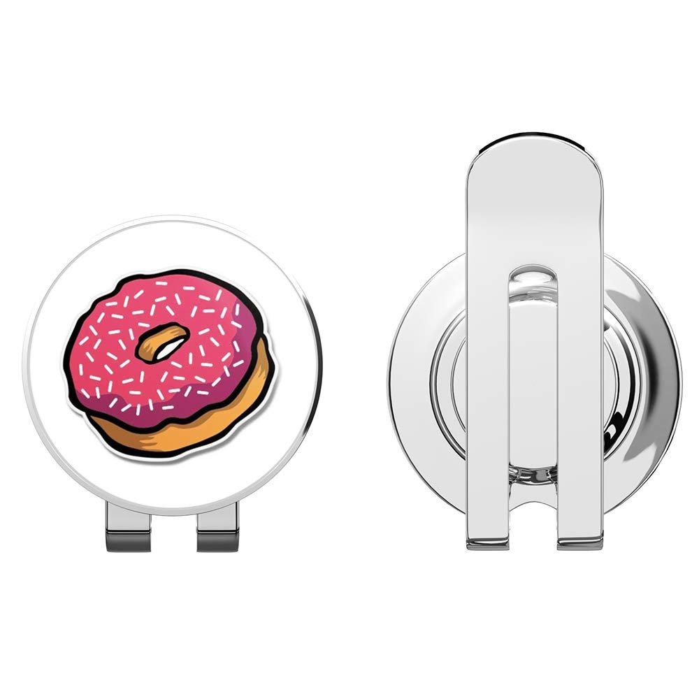 888 Graphics Donut Sprinkles Golf Hat Clip with Magnetic Ball Marker