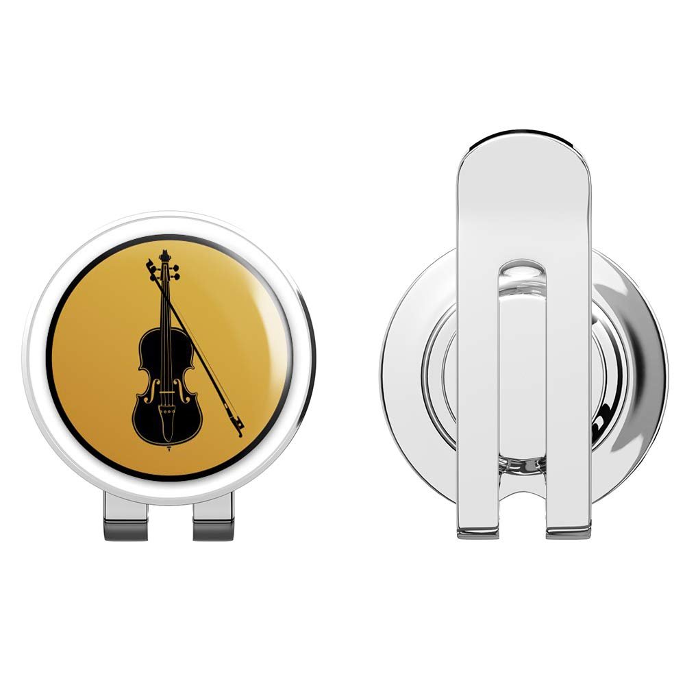 888 Graphics Violin Golf Hat Clip with Magnetic Ball Marker