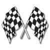 888 Graphics Checkered Flags Racing Golf Hat Clip with Magnetic Ball Marker view 4