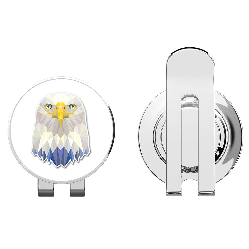 888 Graphics Eagle Triangles Golf Hat Clip with Magnetic Ball Marker