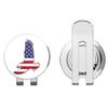 888 Graphics Eagle USA Flag Golf Hat Clip with Magnetic Ball Marker view 1