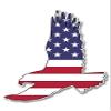 888 Graphics Eagle USA Flag Golf Hat Clip with Magnetic Ball Marker view 4