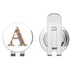 888 Graphics A Letter Ornamental Mandala Fancy Font Golf Hat Clip with Magnetic Ball Marker view 1