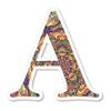888 Graphics A Letter Ornamental Mandala Fancy Font Golf Hat Clip with Magnetic Ball Marker view 4