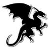 888 Graphics Black Dragon Golf Hat Clip with Magnetic Ball Marker view 4