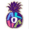 888 Graphics Aloha Pineapple Golf Hat Clip with Magnetic Ball Marker view 4