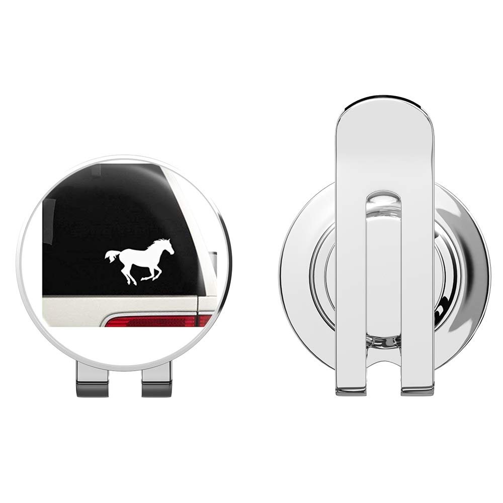 888 Graphics Horse Mustang RunningGolf Hat Clip with Magnetic Ball Marker