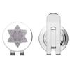 888 Graphics Star of David Art Jewish Golf Hat Clip with Magnetic Ball Marker view 1