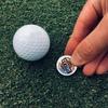 888 Graphics Star of David Art Jewish Golf Hat Clip with Magnetic Ball Marker view 3
