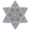 888 Graphics Star of David Art Jewish Golf Hat Clip with Magnetic Ball Marker view 4