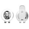 888 Graphics Abraham Lincoln Golf Hat Clip with Magnetic Ball Marker view 1