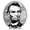 888 Graphics Abraham Lincoln Golf Hat Clip with Magnetic Ball Marker view 4