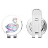 888 Graphics Beautiful Swan Watercolor Art Golf Hat Clip with Magnetic Ball Marker view 1
