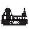888 Graphics Cairo Egypt Suitcase Golf Hat Clip with Magnetic Ball Marker view 4