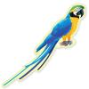 888 Graphics Blue Macaw Colorful Golf Hat Clip with Magnetic Ball Marker view 4