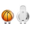 888 Graphics Basketball Full Color Golf Hat Clip with Magnetic Ball Marker view 1