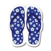 888 Graphics Cute Blue Floral Flip Flops Summer Golf Hat Clip with Magnetic Ball Marker view 4