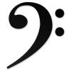 888 Graphics Bass Clef Music Golf Hat Clip with Magnetic Ball Marker view 4