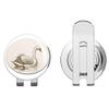 888 Graphics Elegant Swan Drawing Golf Hat Clip with Magnetic Ball Marker view 1