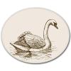 888 Graphics Elegant Swan Drawing Golf Hat Clip with Magnetic Ball Marker view 4