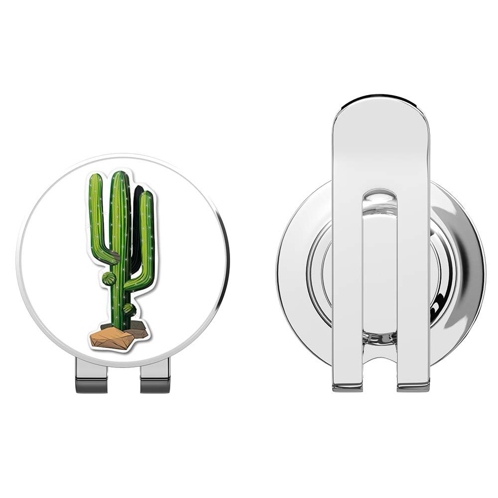 888 Graphics Cactus Golf Hat Clip with Magnetic Ball Marker