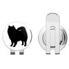 888 Graphics American Eskimo Dog Breed Golf Hat Clip with Magnetic Ball Marker view 1
