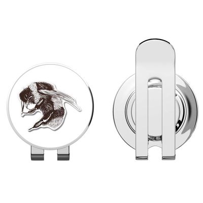 888 Graphics Bumble Bee Golf Hat Clip with Magnetic Ball Marker