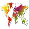 888 Graphics World Map Watercolor Golf Hat Clip with Magnetic Ball Marker view 4