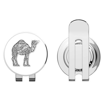 888 Graphics Camel Art Golf Hat Clip with Magnetic Ball Marker