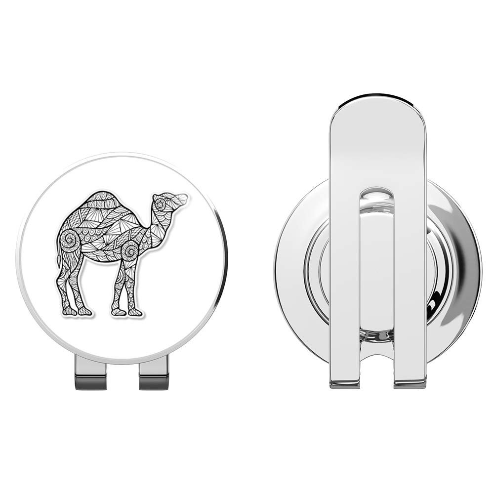 888 Graphics Camel Art Golf Hat Clip with Magnetic Ball Marker