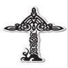 888 Graphics Celtic Cross Swirl Golf Hat Clip with Magnetic Ball Marker view 4