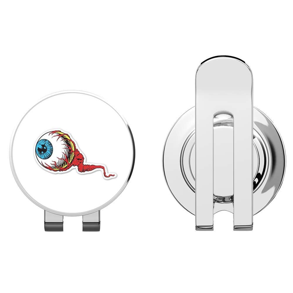 888 Graphics Eyeball Golf Hat Clip with Magnetic Ball Marker