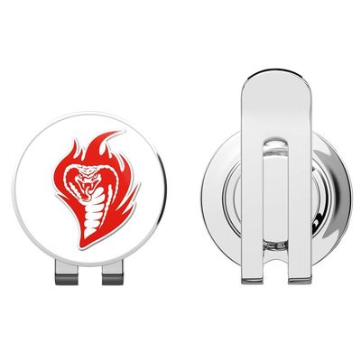 888 Graphics Cobra Flames Red Golf Hat Clip with Magnetic Ball Marker