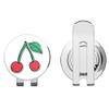 888 Graphics Cherries Modern Trendy Golf Hat Clip with Magnetic Ball Marker view 1