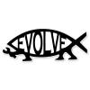888 Graphics Evolve Fish Evolution Darwin Golf Hat Clip with Magnetic Ball Marker view 4