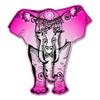 888 Graphics Elephant Beautiful Henna Pink Golf Hat Clip with Magnetic Ball Marker view 4