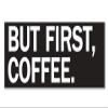 888 Graphics But First Coffee Funny Golf Hat Clip with Magnetic Ball Marker view 4