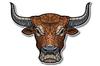 888 Graphics Cow Bull Geometric Golf Hat Clip with Magnetic Ball Marker view 4