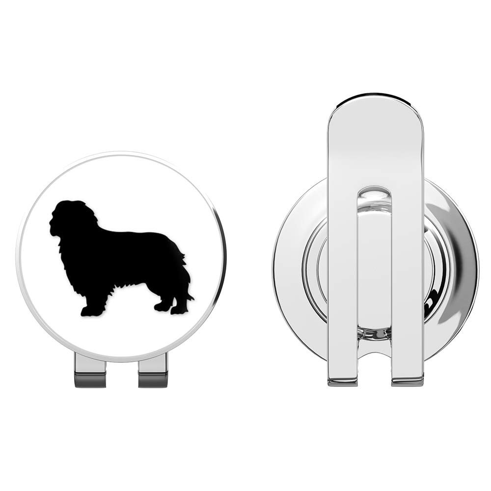 888 Graphics Cavalier King Charles Spaniel Dog Breed Golf Hat Clip with Magnetic Ball Marker